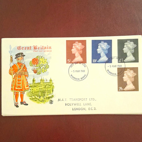 Fdc 1969 great britain - 1969.,