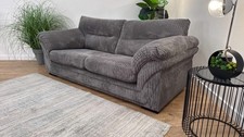 DFS Zana Fabric 3 Seater Sofa in Slate