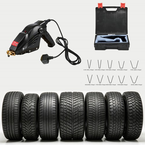 Vehicle tyre grooving machine - tyre,
