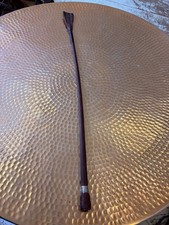 VINTAGE SILVER COLLARED HUNTING CROP FROM SWAINE & ADENEY.