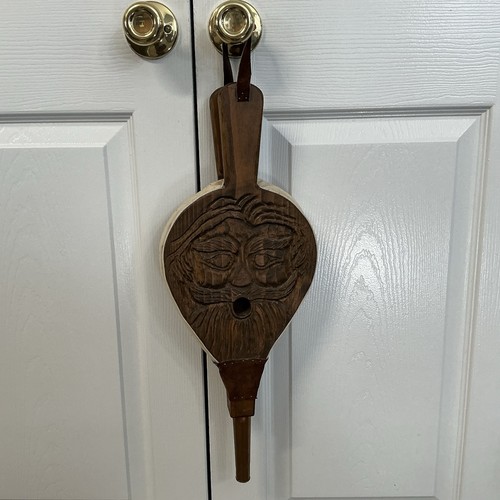 Hand carved bellow old - carved,