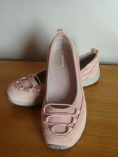 Ladies Pink Suede Lands End