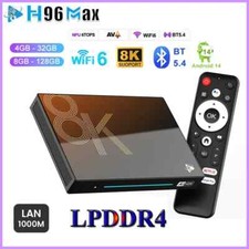 2024 H96 MAX M9S AI VisionPQ Smart TV Box Android14 RK3576 8G 128G Support Super