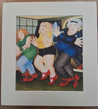 Beryl Cook mounted print -