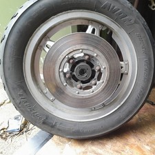 Honda Goldwing1979 GL1000KZ Rear Wheel ... original all alloy ... Includes Disc