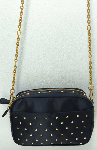 Lulu guinness black satin - black,