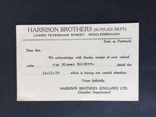 GB 1934 MIDDLESBROUGH HARRISON