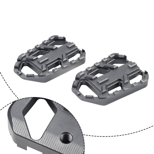 Wide foot peg adaptors - peg, for