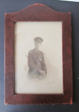 Officer in Uniform, Royal Artillery, 1919 -WW1 FRAMED PHOTOGRAPH