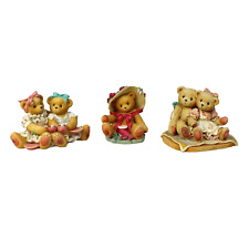 3 x Vintage Cherished Teddies Teddy Bear Ornament Bundle Collectable