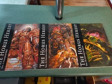 Vol 1 ,2,,& 4 The Illustrated Horus Heresy (WARHAMMER) VG see photos