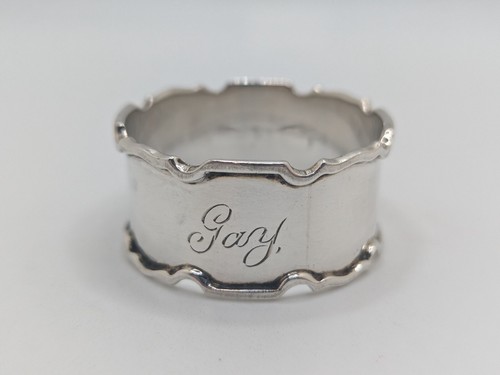 Vintage castellated sterling - vintage,