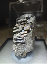 Natural arsenopyrite crystal - arsenopyrite,