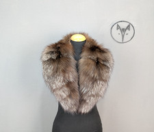 Real Crystal Fox fur collar