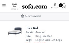 Sofa.com Thea Kingsize Bed
