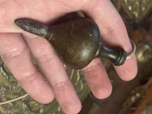 Antique super size plumb bob - size, plumb-bob