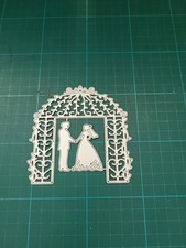 Wedding Couple Under Arch Metal Cutting Die