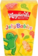 Maynards Bassetts Jelly Babies Sweets, Soft Fruity Jelly Candies, 350 g Sharing