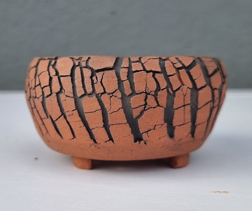 Small round terracotta clay - small,
