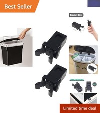 2PCS Black Bin Lid Clasp Set