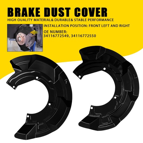 Front brake disc shields - front,