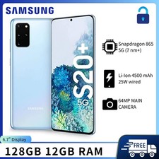 NEW Samsung Galaxy S20+ Plus 5G G986U 12GB+128GB Smartphone Unlocked Single SIM