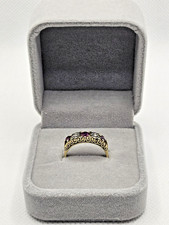 18ct yellow gold ruby &