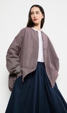 Oversized Cotton Bomber Jacket