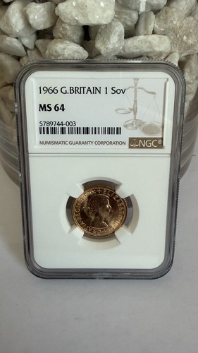1966 qeii gold sovereign - qeii,