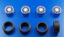 Set of wheels 206-01 4x Rim