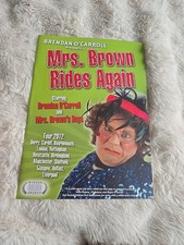 Mrs Browns Boys - Mrs. Brown Rides Again Signed Programme 2012