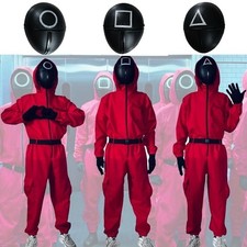 Kid Adult Squid Red Jumpsuit