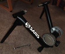 Cycle Trainer - Saris 1021T Fluid Trainer; Black; Quick Release Skewer Included