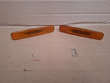 2009 Jaguar X-type Pair Left Right Front Or Rear Bumper Side Orange Reflectors 