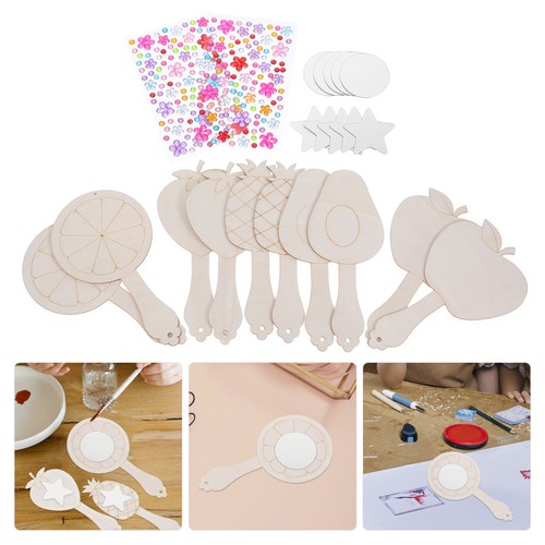 Sets kids mirror wooden - 10,
