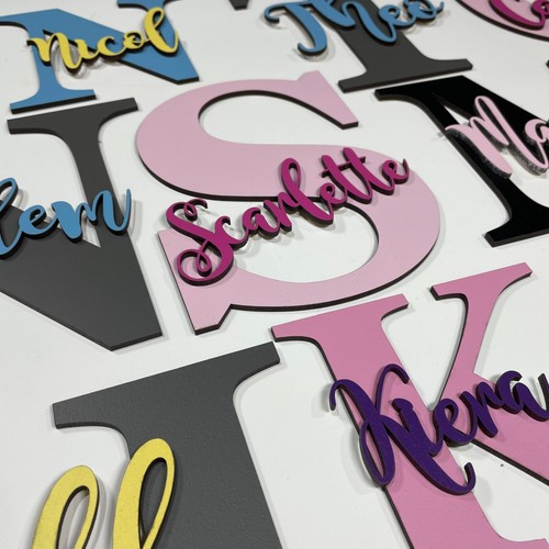 Personalised painted wooden