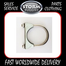 EXHAUST CLAMP JOYNER 250CC GO KART BUGGY. INTAKE CLAMP OF EXHAUST PIPE