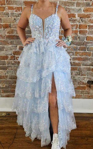Prom formal dress - baby, blue
