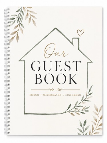 Guest book holiday - book,