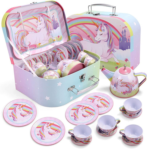 Unicorn tea set for toddlers - unicorn,
