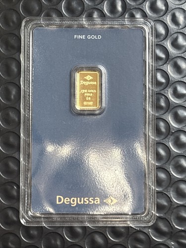 Degussa gram 999 fine gold - degussa, 999.9