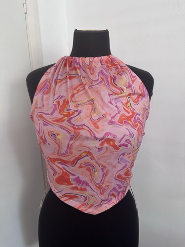 Primark pink marble halter - pink,