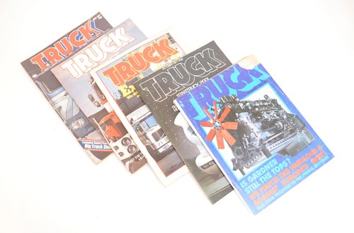 Truck magazine 1977 issues - magazine, (5