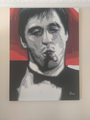George ioannou scarface art - -,