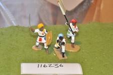 54mm colonial / river war - mahdists 3 figures trophy miniatures - (116236)