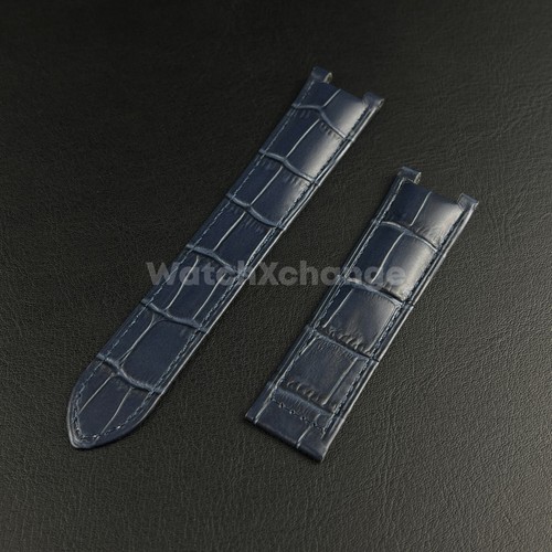 18mm blue genuine leather - 18mm,