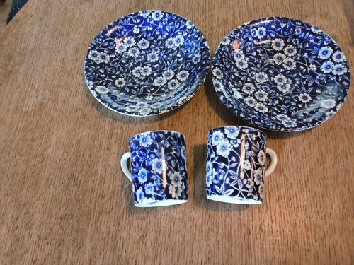 Burleigh blue calico - burleigh,