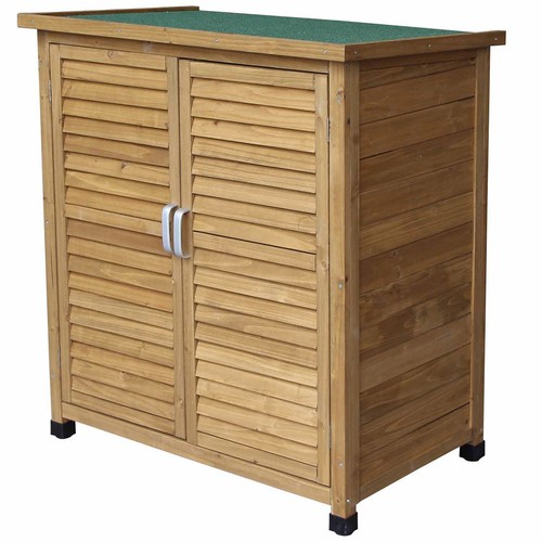 Wooden garden shed store - garden,