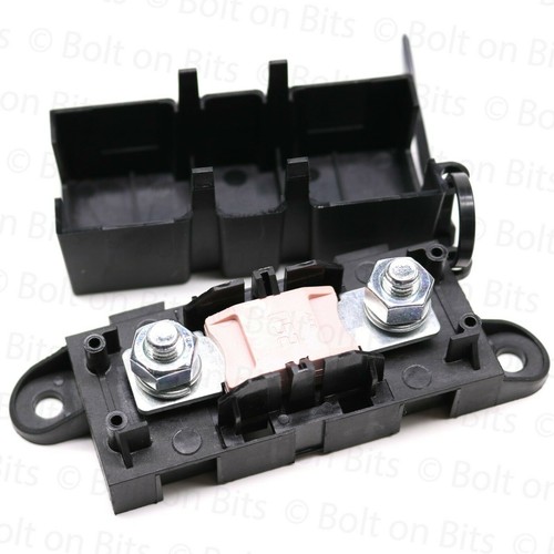 Inline mega fuse holder with - holder,