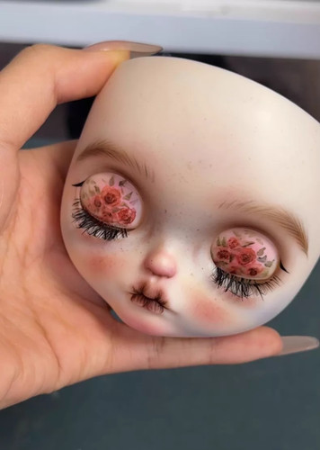 Blythe doll face plate - doll,
